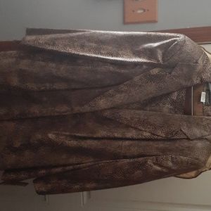 Snake skin pattern suit